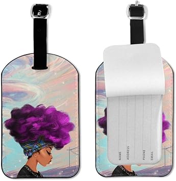 pretty luggage tags
