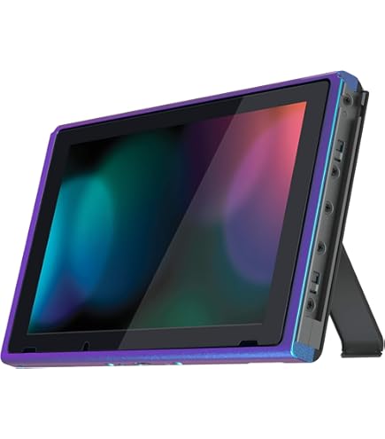 Amazon.com: eXtremeRate Clear Atomic Purple DIY Housing Shell for