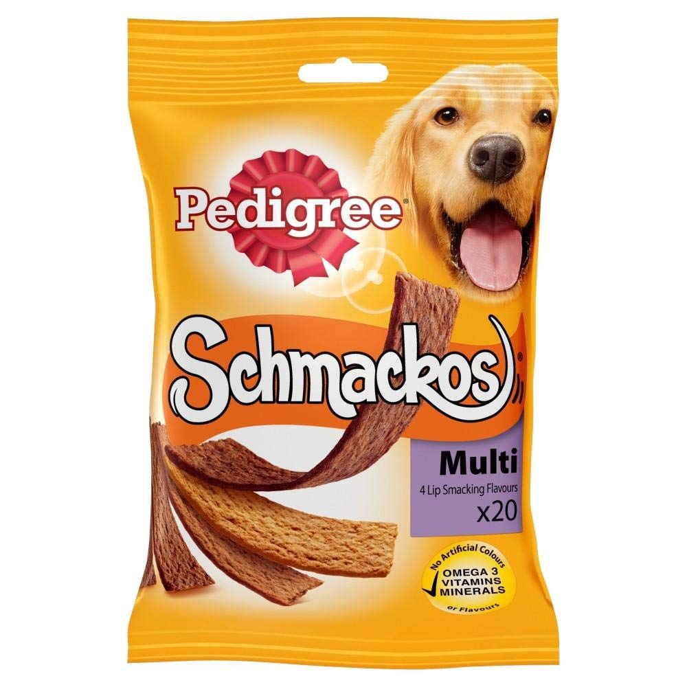 Pedigree Schmackos 4 meat 20 stick pack