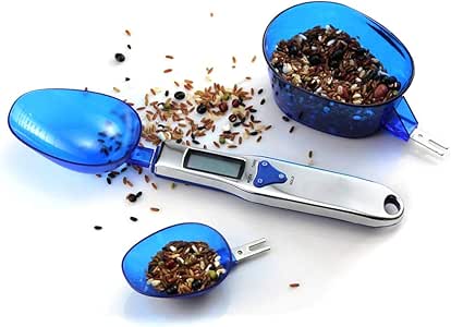 Cuchara digital de cocina, báscula electrónica de alimentos con 3