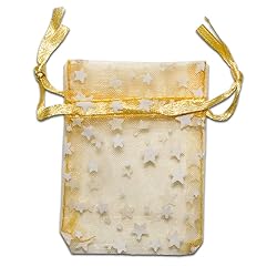 100-Pack 2x2.5 Sheer Organza Drawstring Gift Bags