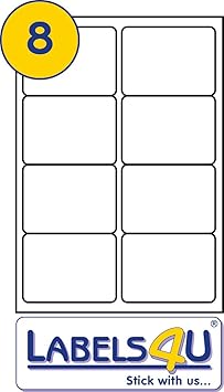 Sticky labels on a4 sheet