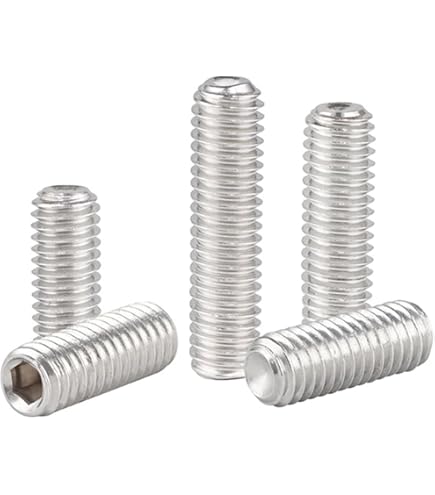 Lot De 5 Vis Sans Tête Hexagonales – M25x1.5mm – Acier Allié 12.9 – Pointe Creuse – Noir
