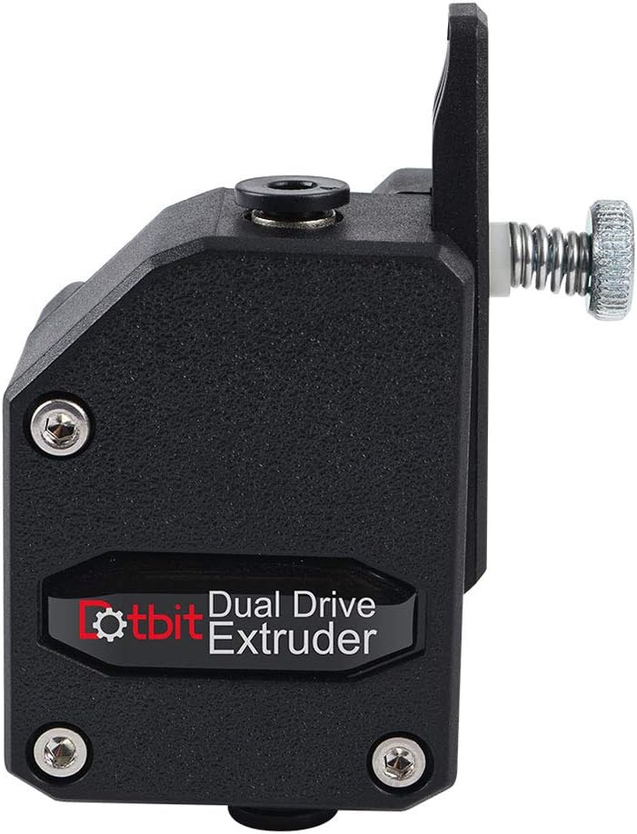 3D Printer Bowden Extruder, Trianglelab MK8 Cloned Dual Stick Extruder for 3D Printer Creality CR-10, for Ender-3, for Anet E10.(Black)