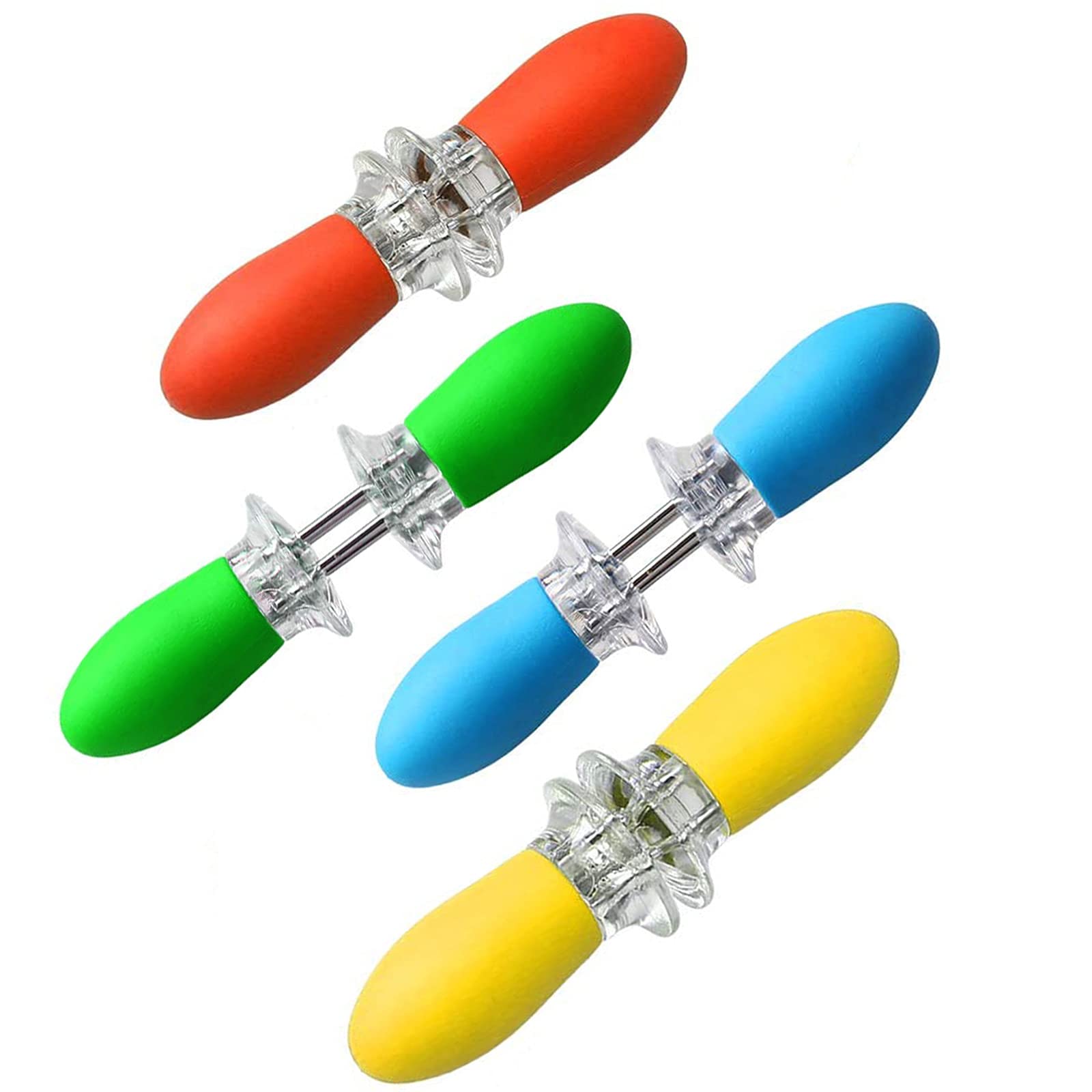 8 Pcs Corn Forks Corn Holders,Corn on The Cob Forks,Safe Interlocking Forks for Corn on The Cob Skewers with Silicone Handle,Corn on The Cob Holders for Kitchen,BBQ,Parties,Picnics and Camping