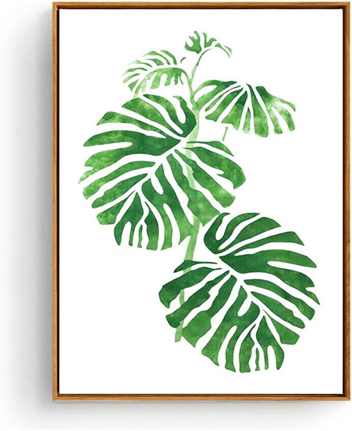 Amazon Com Tropical Plant Wall Art Canvas Wall Decor Palm Leaves