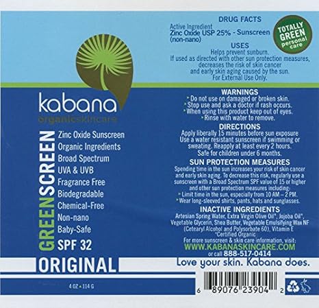 green screen sunscreen