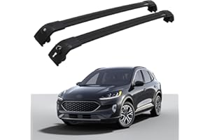 EZREXPM Roof Rack Cross Bars Fit for Ford Escape 2020-2026 Luggage Lockable Crossbars Carrier Cargo Bar (with Flush Side Rails)