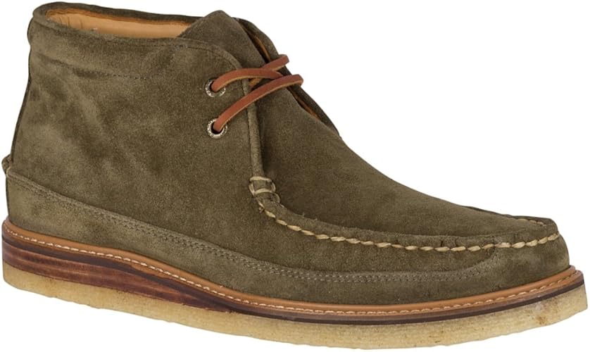 men's gold cup leather crepe chukka