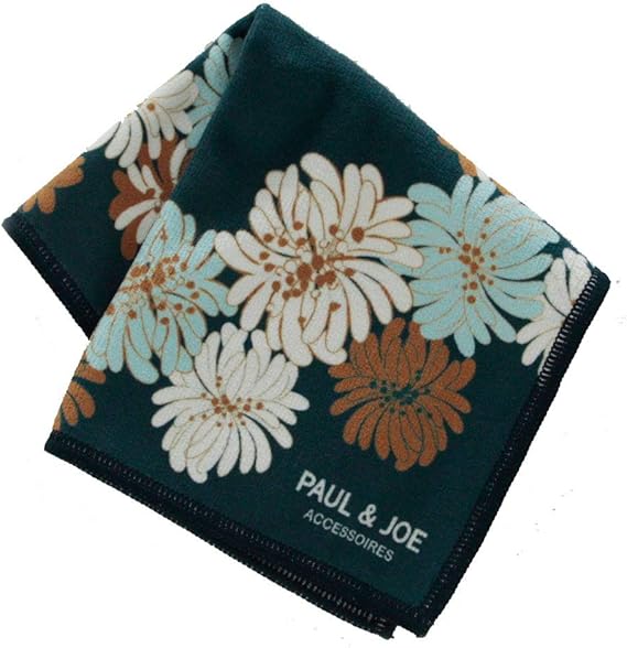 Amazon ポール ジョー レディース ハンカチ ネイビー メガネ 液晶も拭ける ハンカチ マイクロファイバー 婦人 リバーシブルハンカチーフ 25cm ポールアンドジョー Paul Joe Accessoires 0511 62 ハンカチ バンダナ 通販