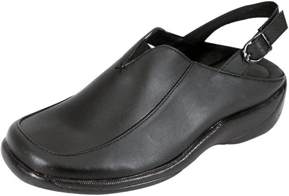 womens extra wide mules and clogs
