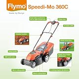 Flymo Speedi-Mo 360C Electric 1500W Lawn Mower 36 cm Orange/Black view 2