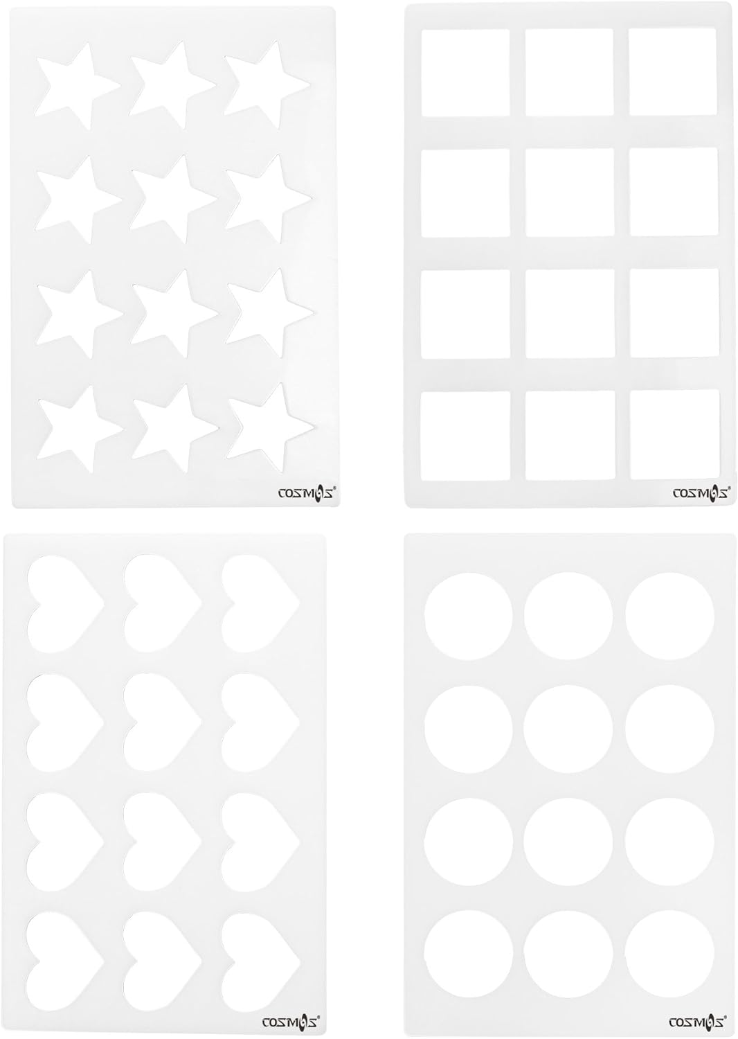 Cosmos 4 Differents Designs Assortis Chocolat Chablon Cookies Pochoir Moule Pour Decoration De Gateaux Cooking Dining Home Kitchen Clinicadelpieaitanalopez Com