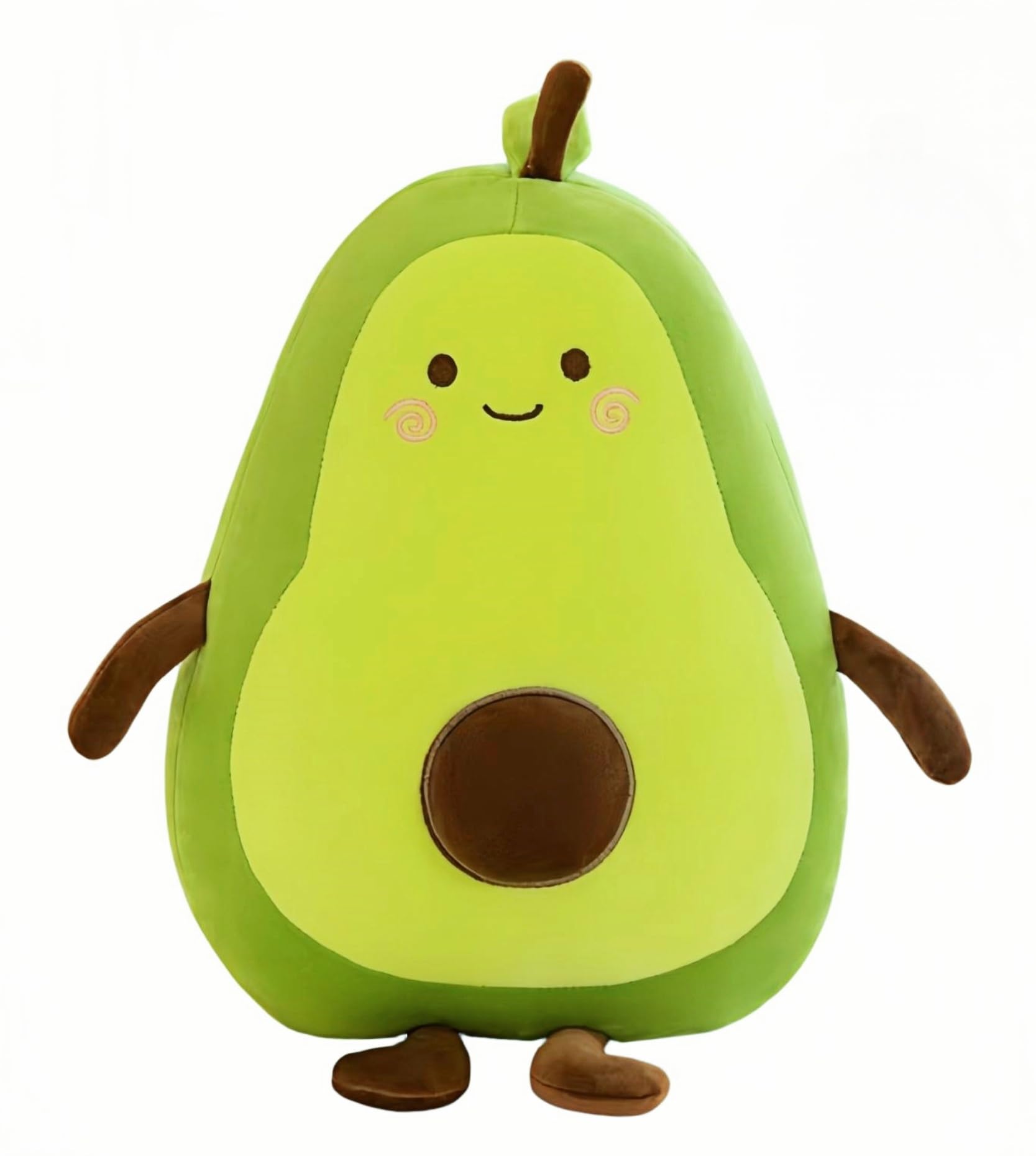 FSRONGXI Avocado Plush Pillow Toy, Cute Plushies Soft Toys for Girls Boys, Fruit Stuffed Plushie Gifts for Christmas Birthday Valentine's 30cm