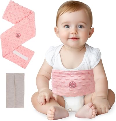 Comfheat Baby Colic Relief Belly Wrap, Flaxseed Heating Pad, 0-3 Years