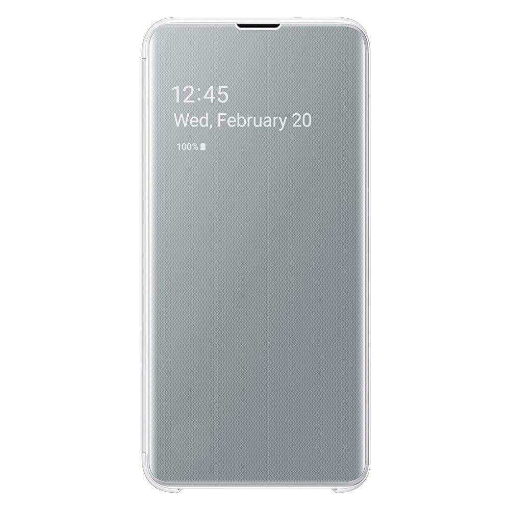 Samsung Original Galaxy S10e Protective Clear View Folio Cover Case - White