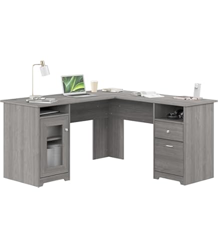 Amazon.com: Bush Home Cabot 60W L Shaped Computer Desk with