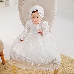 DPKM Baby Girl Baptism Dress 3PCS Infant