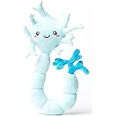 nerdbugs Neuron Plush – Funny Brain Cell Toy, Neuroscience & Psychology Gift, Mental Health Support, Neurology Decor, Brain Surgery Recovery Gift for Med Students, Adults & Teens