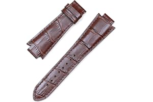 24x14mm Leather Watchband 1853 Compatible With Tissot T60 L875 / 975K Women's Convex End Strap Men's Wristband