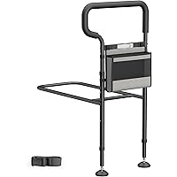nimood C3 PRO Bed Rails for Seniors Elderly Adults Safety, Adjustable Heights Bed Cane Bed Assist Bar Elderly Assistance Prod