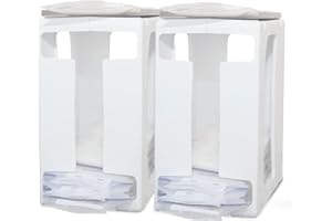 Nurse & Nourish 2 Pack Breast Milk Storage Tower - Convenient Storage for Milk Freezer Bags - Efficiently Store in Freezer Organizer Tower Breast Storing Containers for Up to 120oz