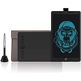 HUION Inspiroy Ink H320M Black Dual Purpose Graphics Drawing Tablet LCD Writing Tablet with Battery-Free Stylus 8192 Pen Pres