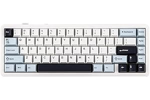 EPOMAKER x Aula F65 65% Wireless Mechanical Keyboard, Hot Swappable Gasket Custom Gaming Keyboard with Five-Layer Padding, Bl