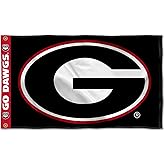 College Flags & Banners Co. Georgia Bulldogs Printed Header 3x5 Foot Banner Flag
