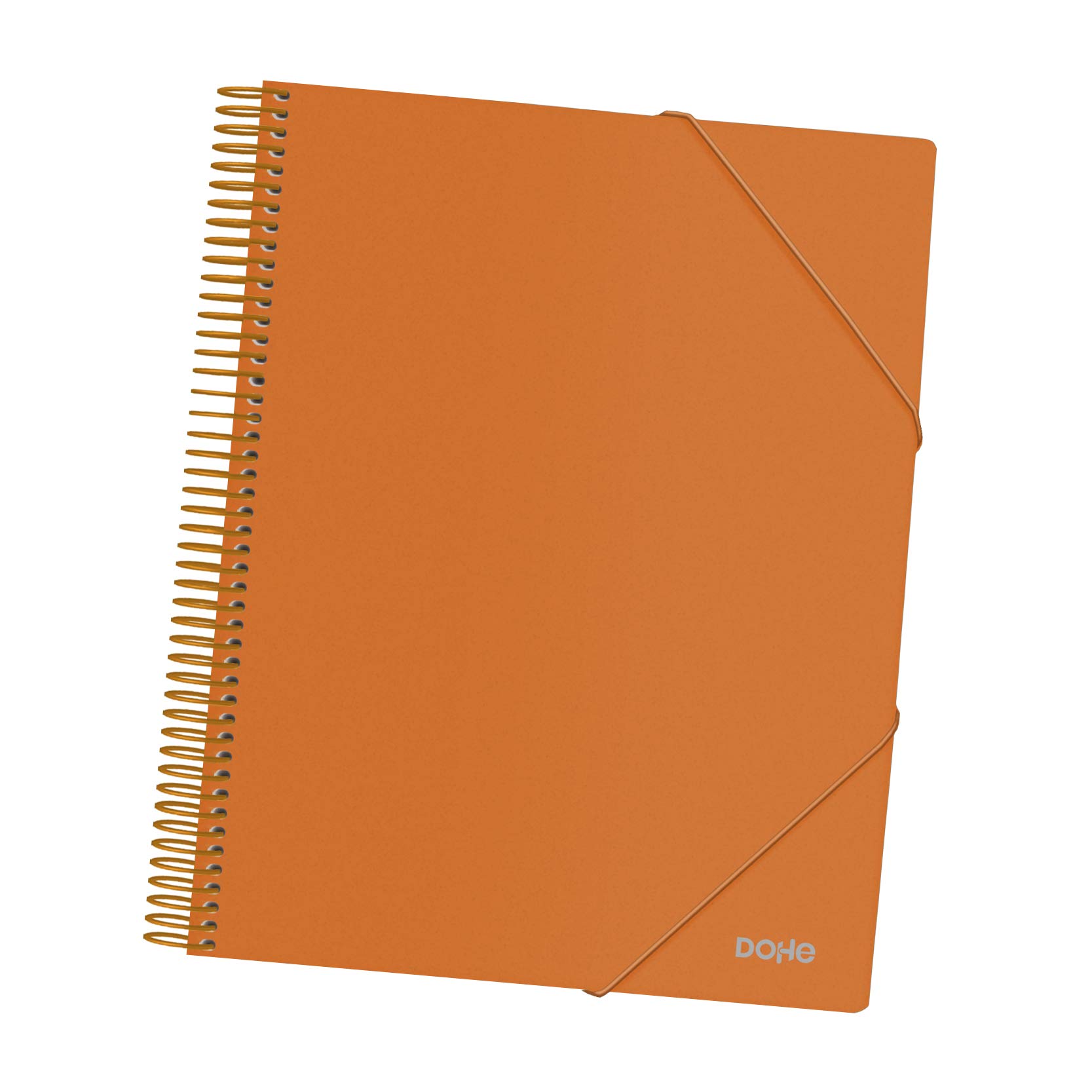 Dohe - Folder with 40 Sleeves (80 mic) A4 with Spiral - Orange