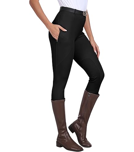 Culotte patch genou à enfiler TuffRider pour enfants débutant
