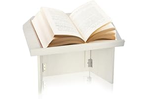AdirOffice Tabletop Podium, Folding Podium Ideal as a Tabletop Lectern, White