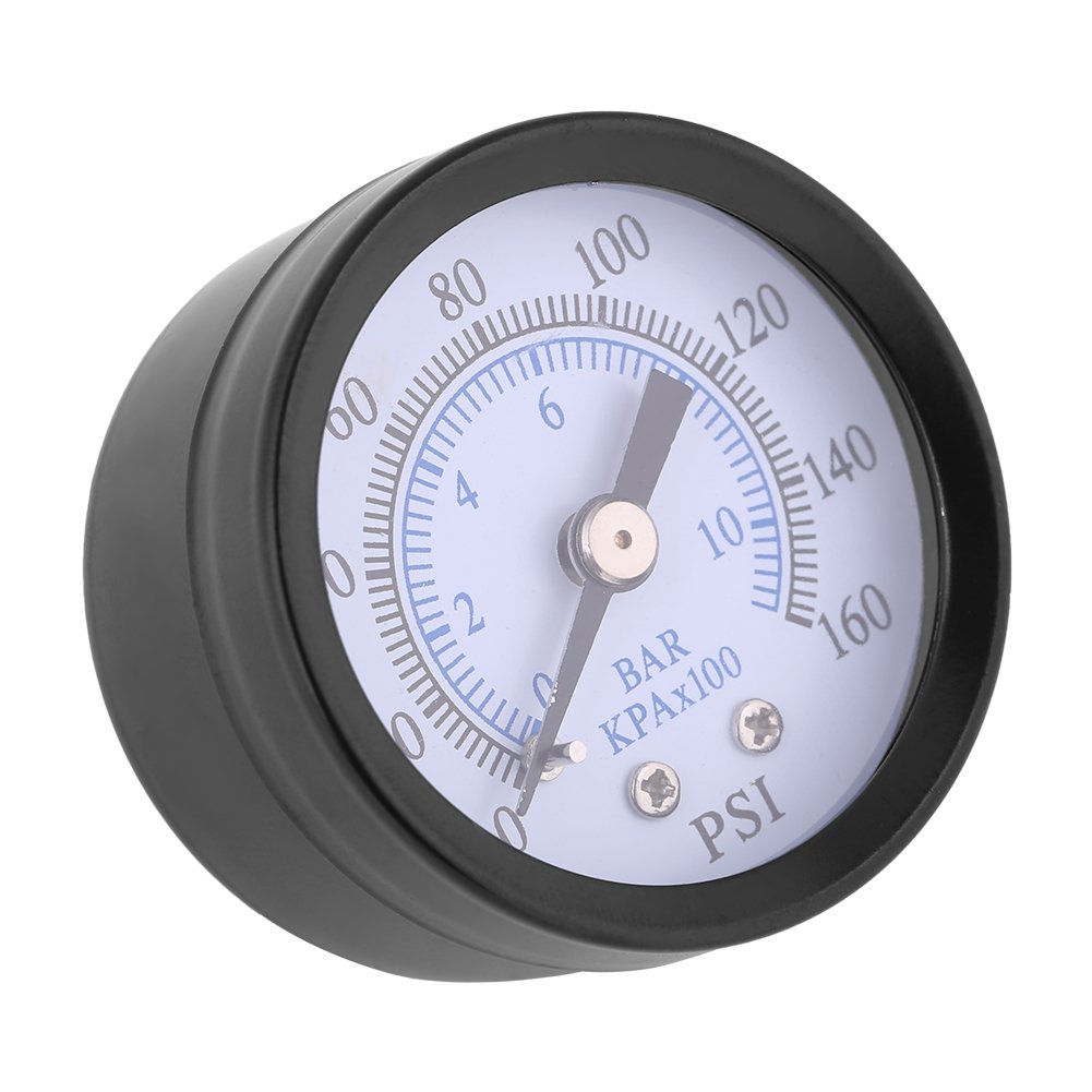 40mm Dia 0160psi 010bar Dual Scale Pneumatic & Hydraulic All Purpose