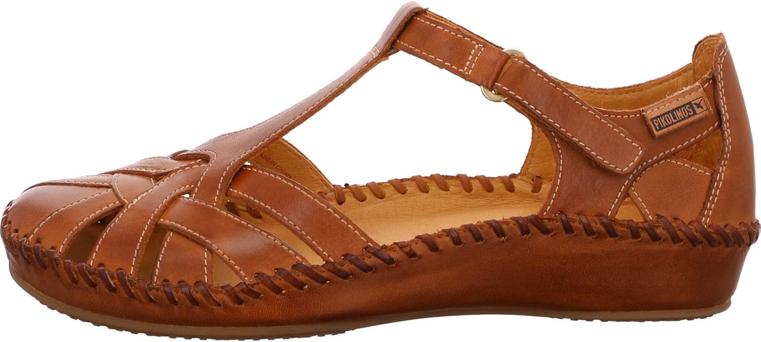 Pikolinos Women’s 6550732C1_V19 Closed Toe Sandals Brown Size 8 UK