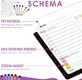 DODUOS 3 Magnetic Kids Chore Charts w/ 6 Markers Reusable Responsibility view 4