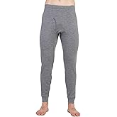LAPASA Men's 100% Merino Wool Bottom Base Layer Thermoflux Lightweight & Midweight Thermal Underwear Pants Warm Long John