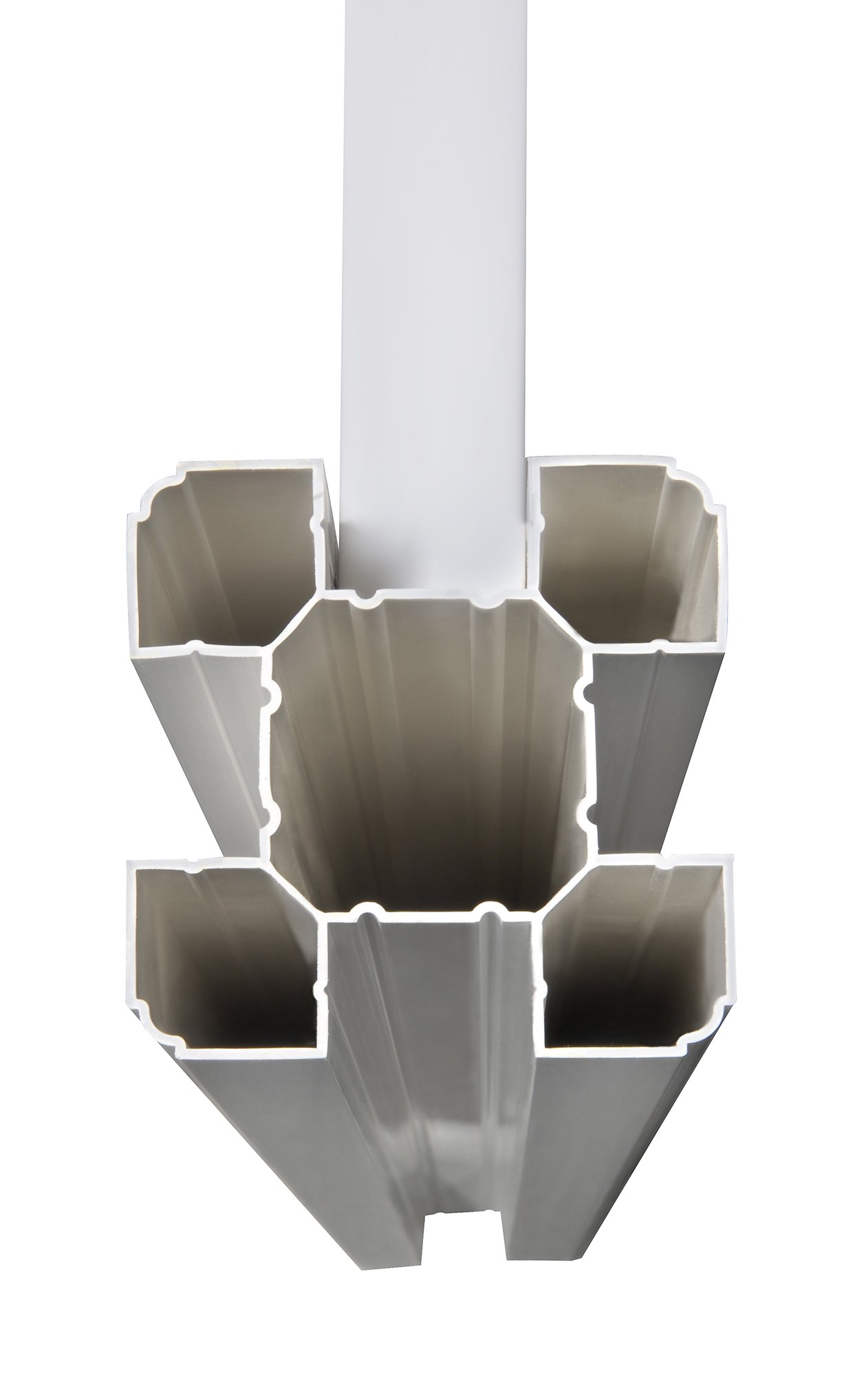 (similar)WamBam Traditional 4 by 7-Feet Premium Classic Vinyl Picket Fence with Post and Cap