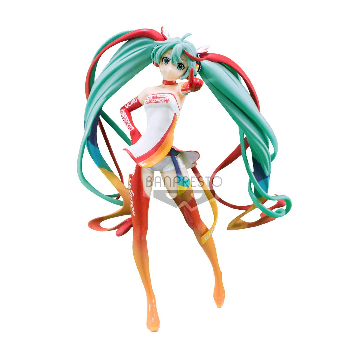 Banpresto Hatsune Miku Racing Ver. Racing Miku -2016!- Figure, Multicolor