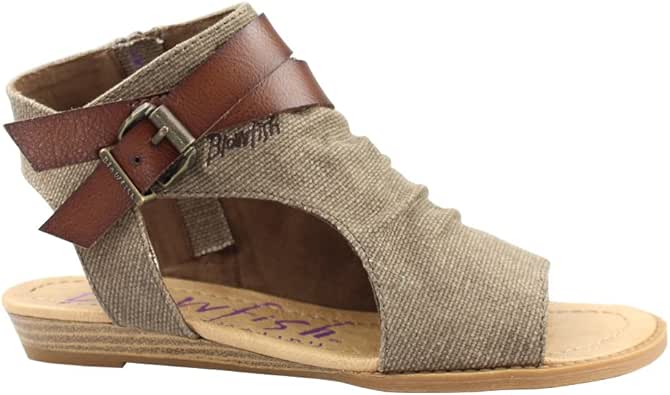 Amazon.com | Blowfish Women's Balla Wedge Sandal, Brown Rancher, 8.5M US | Sandals