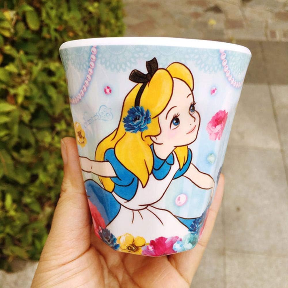 Mugs Coffee Cup Gift Alice in Wonderland Princess Melamine Resin Cup Mug Lovely Toothbrush Cup Plastic Cup Birthday Gift Collection,C