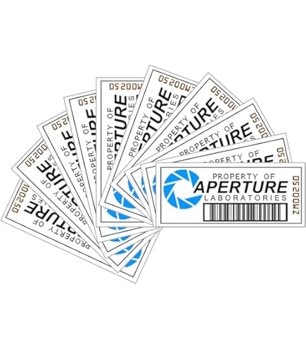 Confezione Da 2 Adesivi Da 8" Per Auto, Dal Gioco Portal - Foto 4