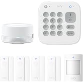 eufy Security Essential Alarm System, 7-Piece, No Monthly Fee | Home Security System with HomeBase Mini, Expandable Setup, Everyday Home Protection,Built-in 64GB Storage