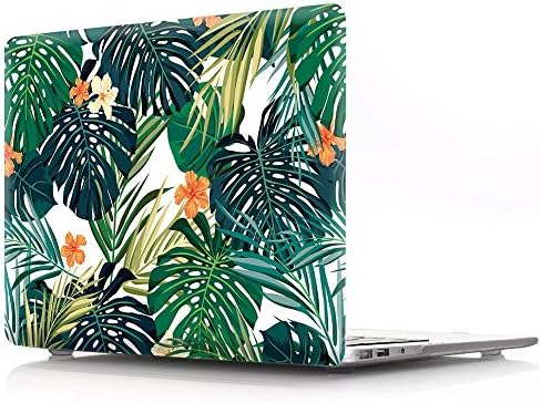 Macbook Retina 13 Inch Case - Allytech Art Printing Series Matte Hard Shell Plastic Cover Snap on Protective Case for Apple MacBook Pro 13" with Retina Display Model: A1425/A1502, Palm Leaves