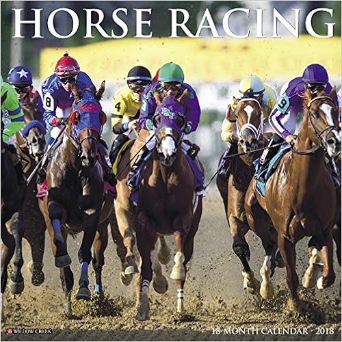 Horse Racing 2018 Calendar, by Willow Creek Press