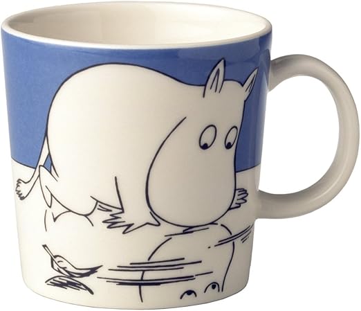 Amazon Co Jp 正規輸入品 Arabia アラビア ムーミンマグ ムーミン Moomintroll On Ice ホーム キッチン
