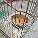 QBLEEV Bird Feeder Cup, Parakeet Conure Cage Food Bowl, Stainless Steel Chicken Coop Cup, Water Feeding Dishes, Parrot Perch Stands (Large 1 Pack)thumb 2