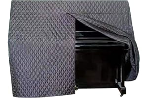 ESYUEL Piano cover upright【The piano is fully covered front and back】【Waterproof】【 Quilted Diamond Pattern 】【Fits standard sized upright pianos 】