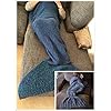 Tail-Mermaid-Coperta-uncinetto-Maglieria-morbido-Sacco-a-pelo-Soggiorno-mano-Quilt-Tutte-le-stagioni-divano-Snuggle-Tappeto-Migliore-Moda-Compleanno-Natale-Regalo