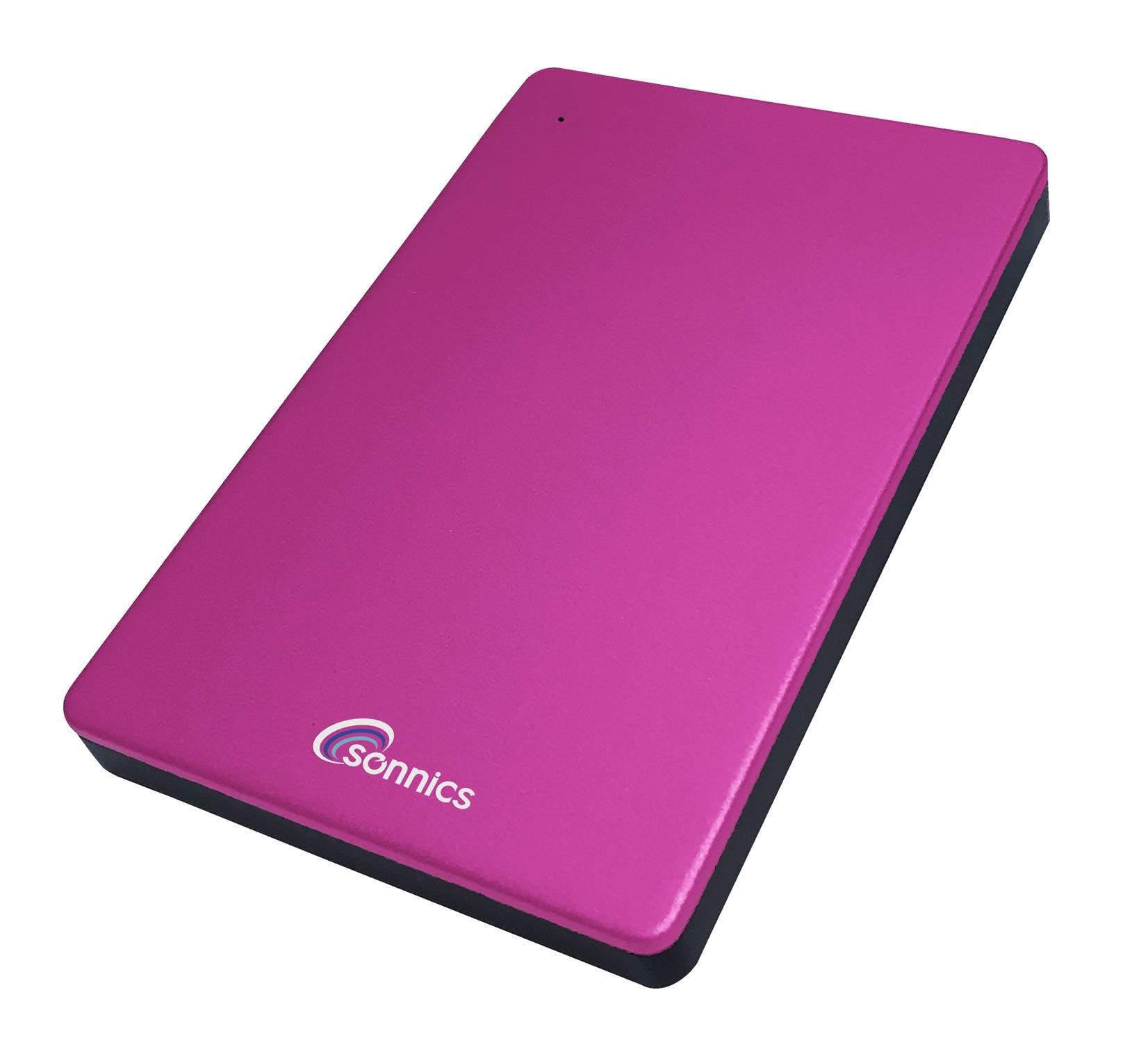 Sonnics 500GB Pink External Portable Hard drive type C USB 3.1 Compatible with Windows PC, Apple Mac, Smart tv, XBOX ONE & PS4