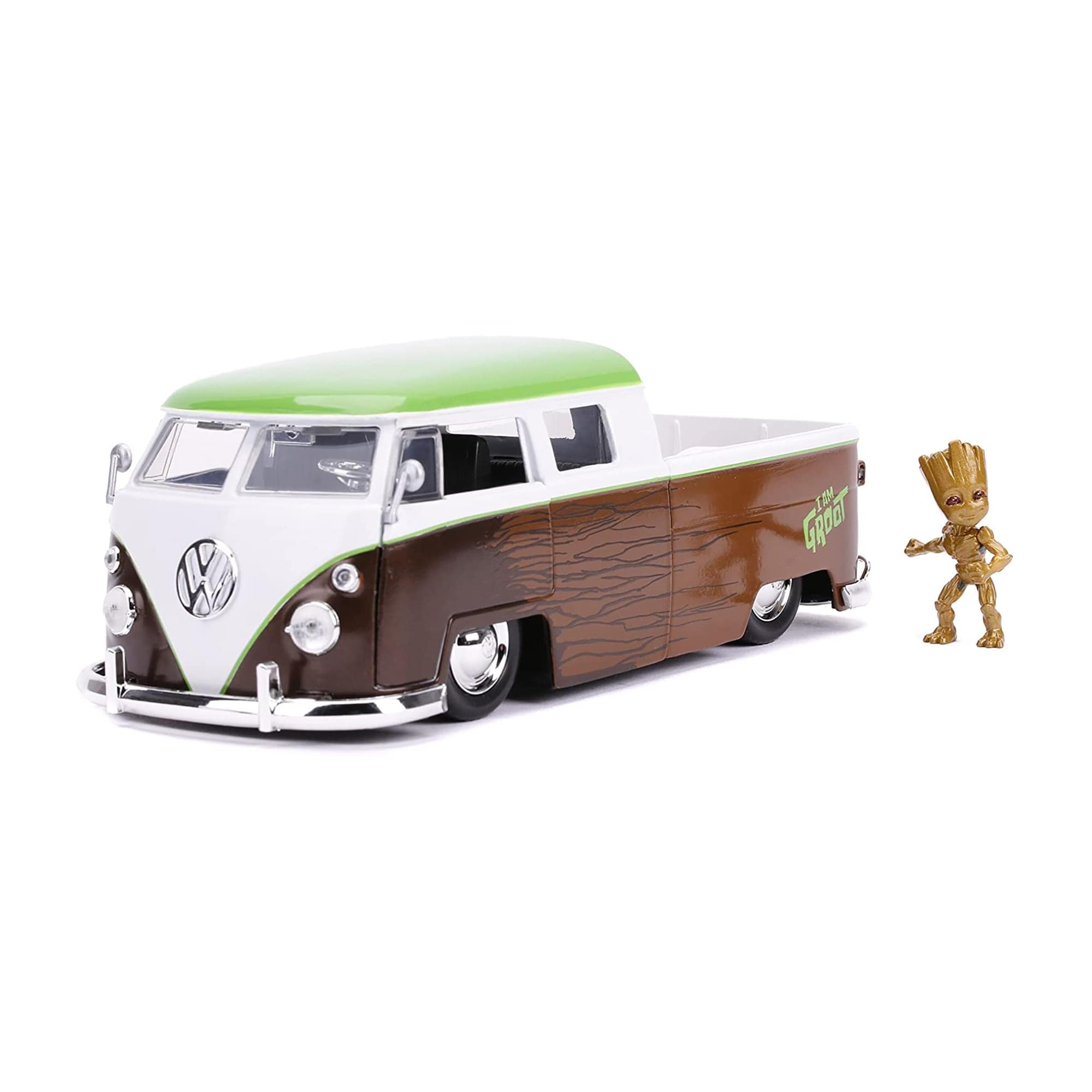 Jada JA31202 Buss Other License 1:24 1963 VW Microbus With Groot Figure